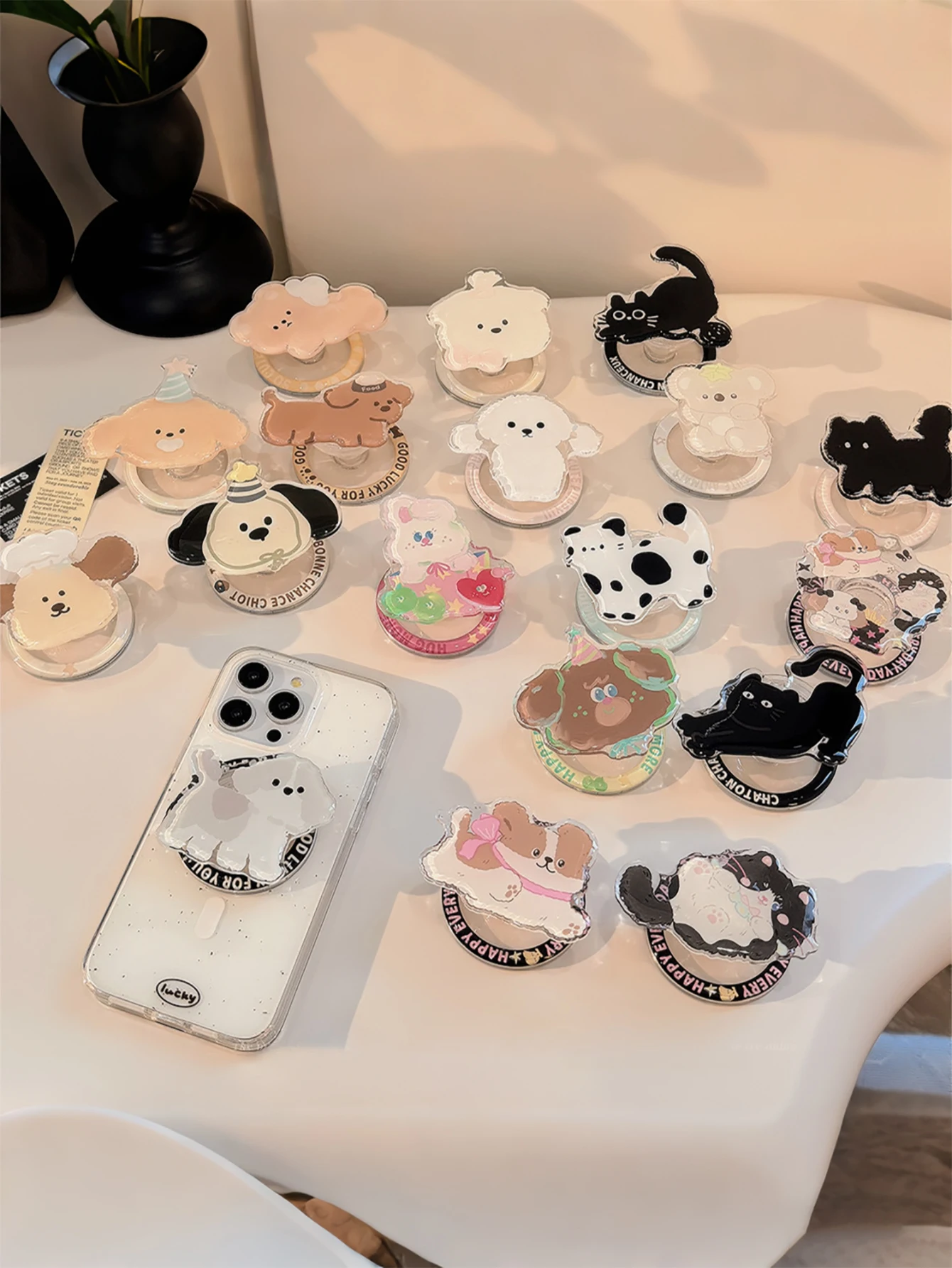Korean-Style Cute Animal Magne - Tablet Accessories Gifts 评论和价格