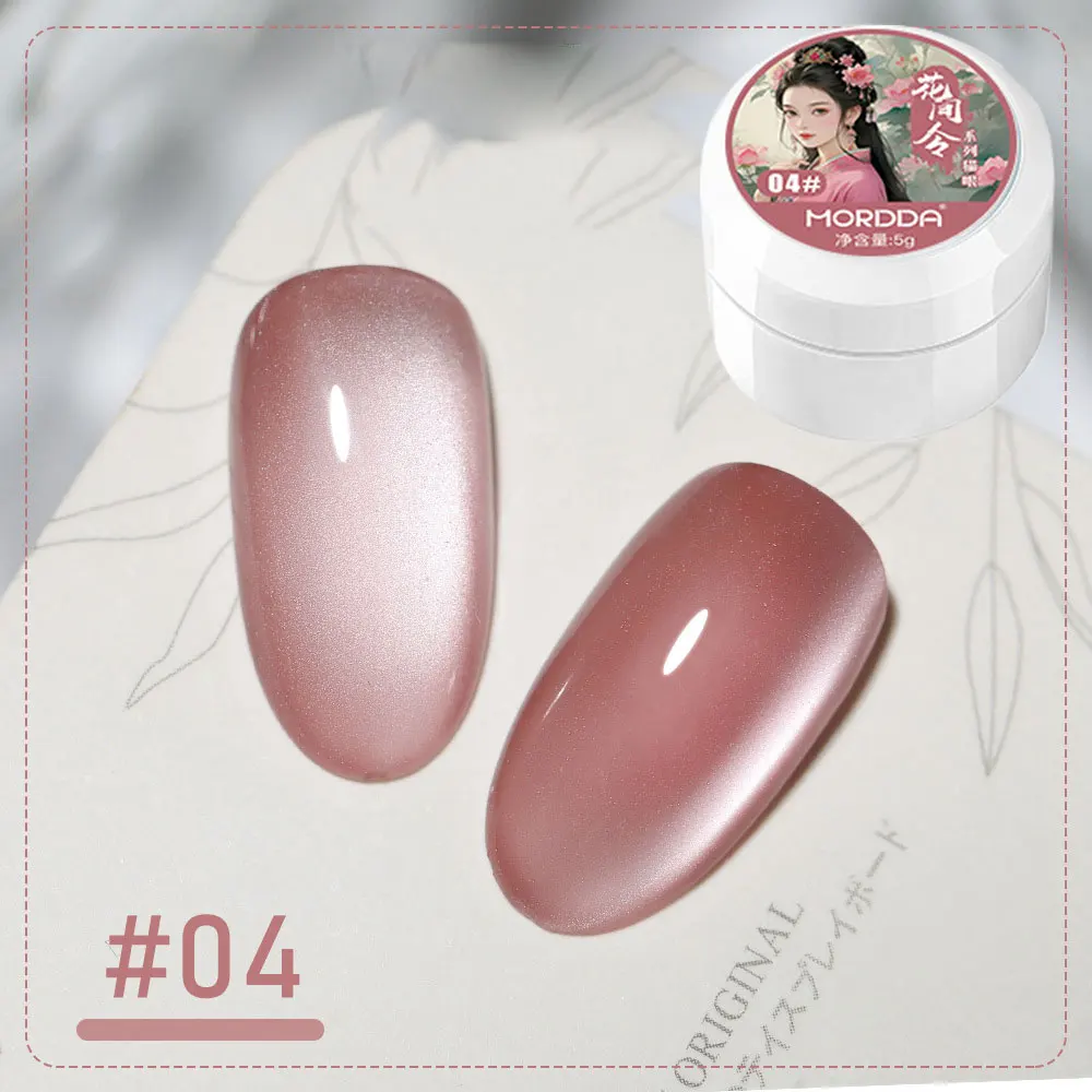 3-teiliges rosa Katzenaugen-Gel-Nagellack- und Magnetwerkzeug-Set, 1ja (0,34 Unzen), magnetisches Katzenaugen-Nagelgel, UV-halbpermanenter Lack, Nagelzubehör