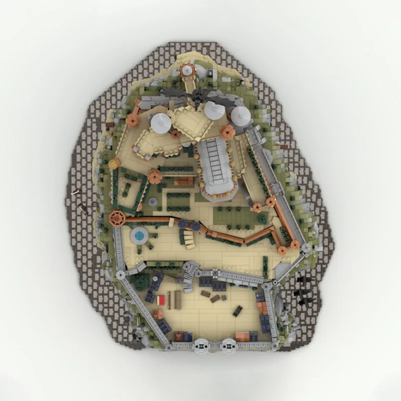 6962 قطعة MOC لعبة عروش الأحمر إبقاء قلعة نموذج اللبنات التعليم الإبداعي هدية الكريسماس لعبة الطوب عيد ميلاد الاطفال