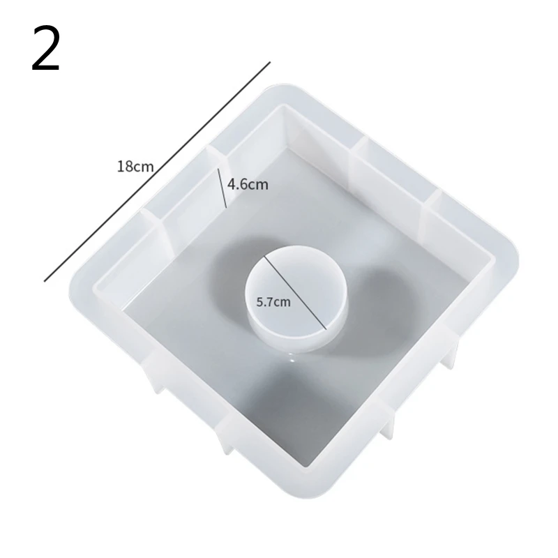 652F Uhr Silikon Epoxy Form Harz Casting Form für Blumen Desktop Dekoration – Detail 10