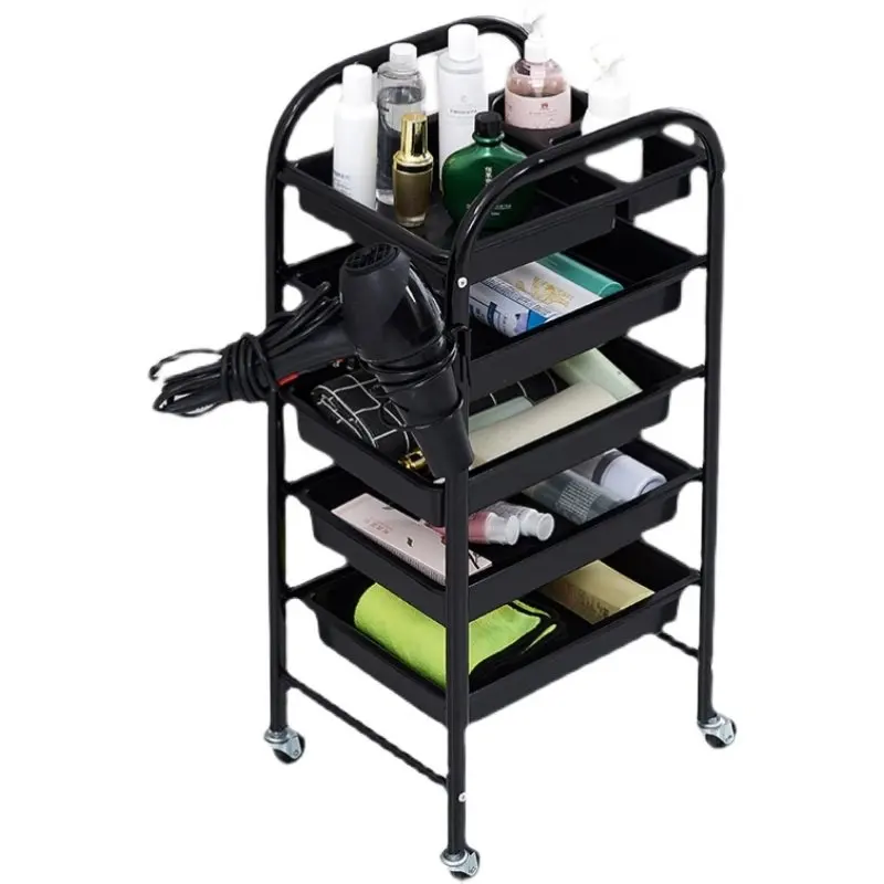 

Hair salon hair salon trolley bar cart special free shipping beauty trolley barber shop perm and dyeing tool cart retro