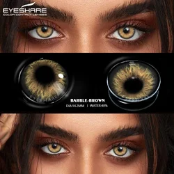 EYESHARE 1Pair Color Contact Lenses for Eyes Cosmetic Colored Lenses Brown Yearly Natural Lenses Multicolored Contact Lenses
