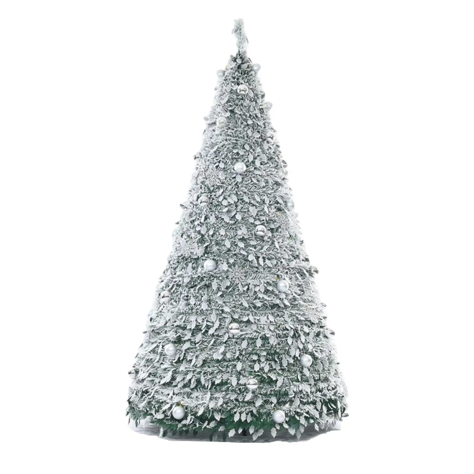

Folding Artificial Christmas Tree Fine Craftsmanship Photo Prop Xmas Decoration Ornament for Wedding Holiday Home Party Festival