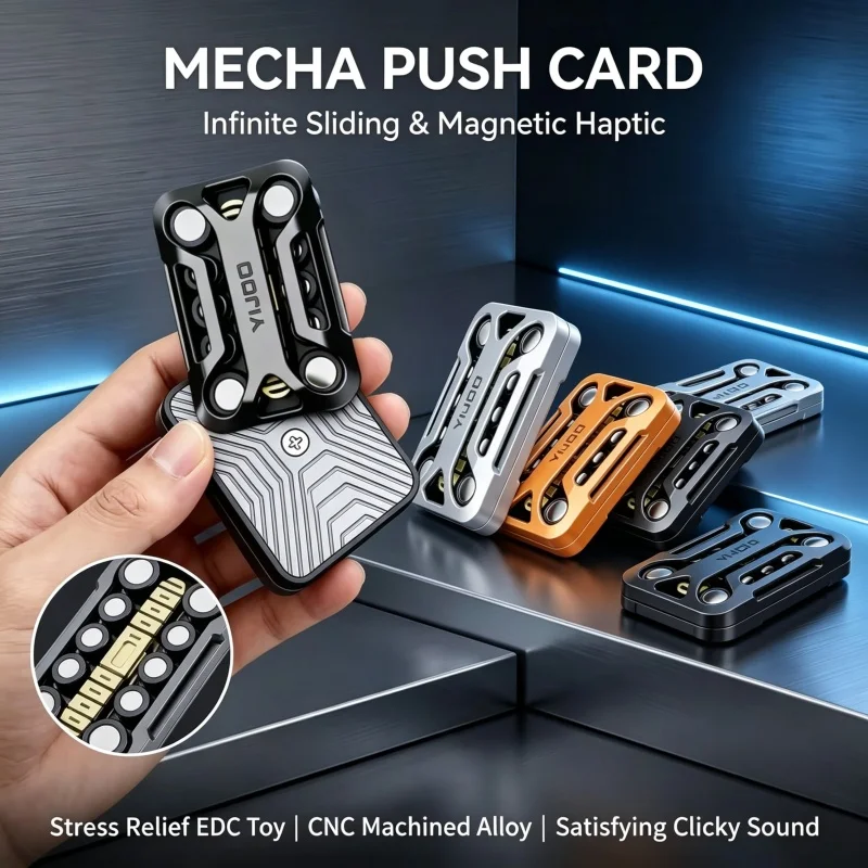 EDC Metal Magnetic Fidget Slider Infinite Position Thrust Stress Relief Sensory Feedback Party Fun Gifts Juguetes para Ansiedad