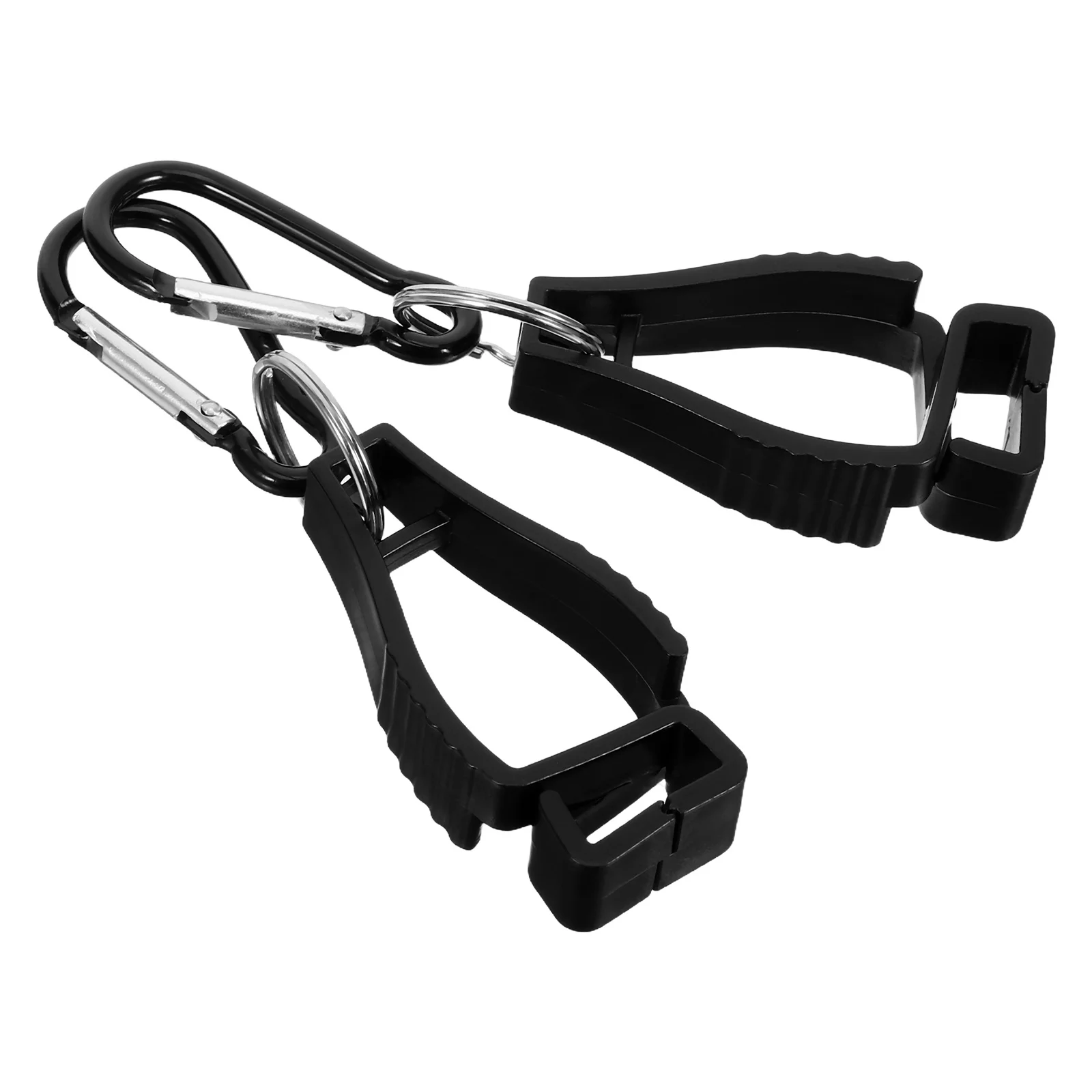 

2pcs Waist Belt Clip Durable Outdoor Hanging Hook For Camping Hiking Mountaineering Hat Gloves Towel Sunglasses Multi-Function