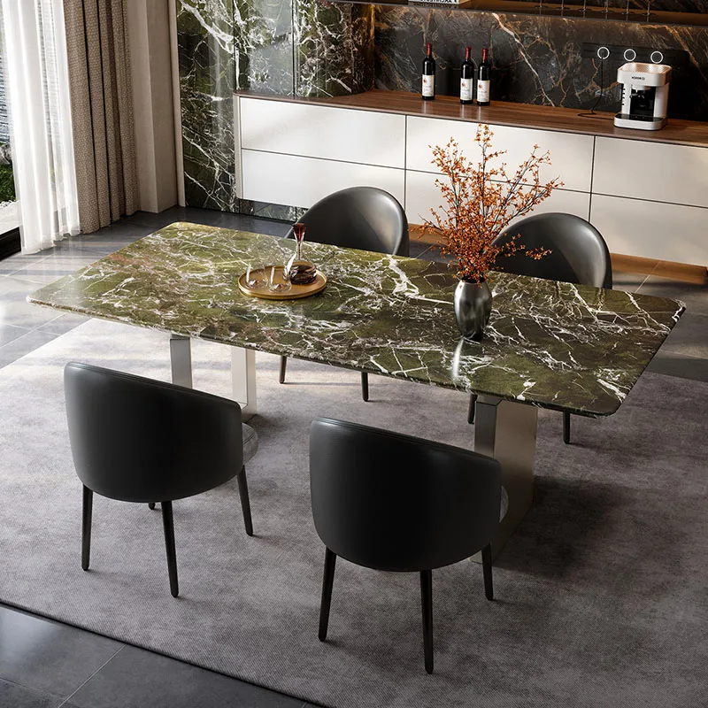 Extending Luxury Dining Table Coffee Restaurant Kitchen Center Writing Dining Table Designer Modern Muebles Salon Furniture