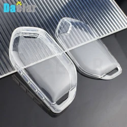4/5/6/7/8 Bottons Transparent Car Key Case Cover for 2024 Kia Picanto Ev9 Sorento Protector Accessories