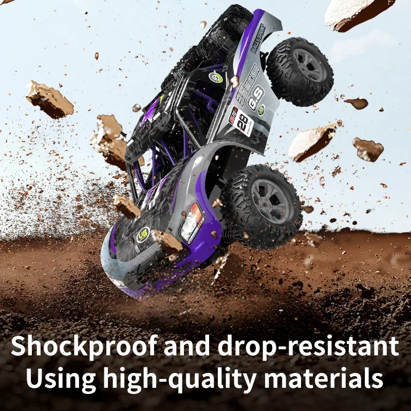 JJRC Q229 1/10 Scale RC Drift Car - 4x4 Off-road Large Speed Anti-collision Wheels Kids Gift Toy