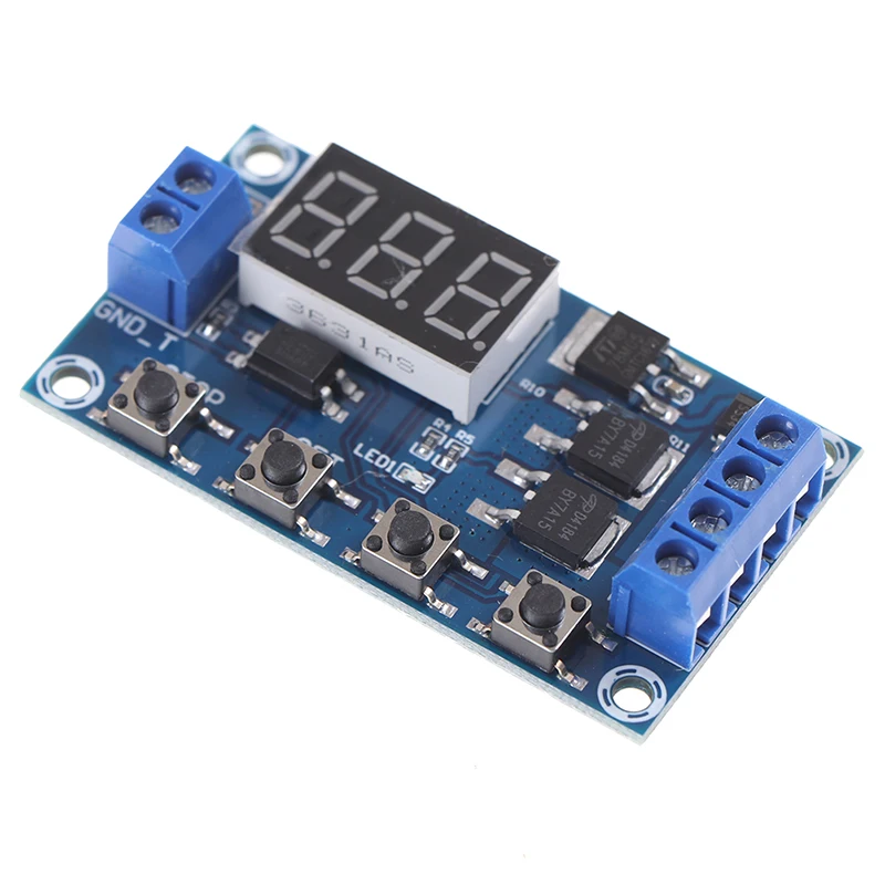 DC 6-30V Dual MOS LED Digital Time Delay relè Switch Module Circuit Board