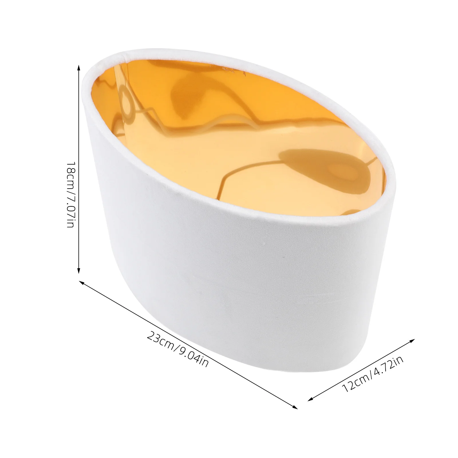 1Pcs Durable Oval Lampshade Stable Simple Cloth Lamp Cover Practical Bedside Floor Lamp Decorative Light Practical Light Cover