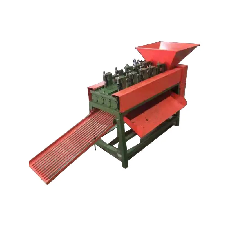 -kk Automatic Macadamia Nut Green Shell Cracking Machine with Motor 3kw Power 1000kg/h Capacity