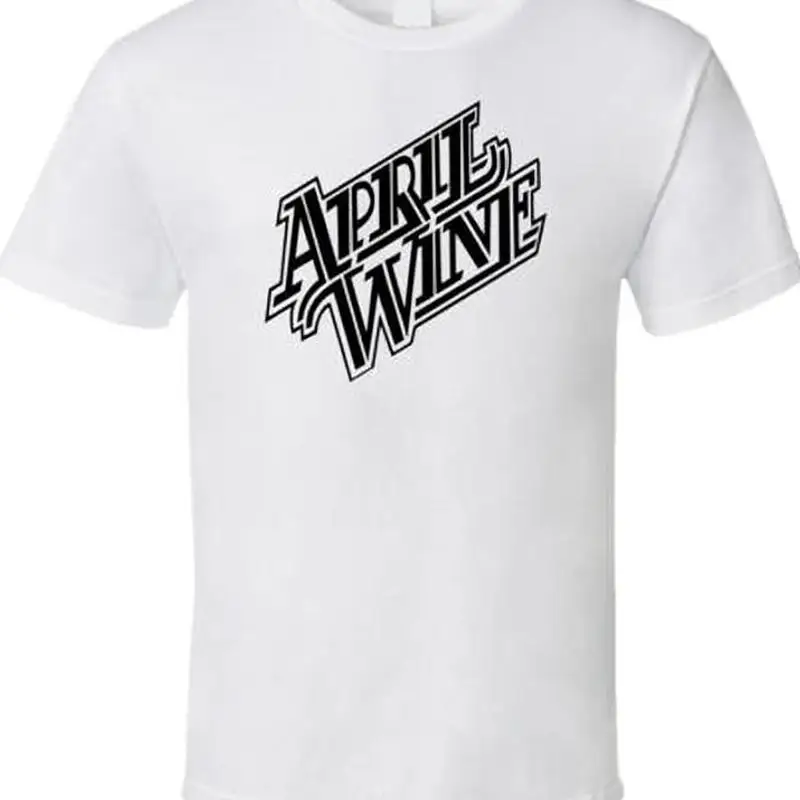 April Wine band BASIC SHIRT white T tee All sizes S 45Xl 2F159