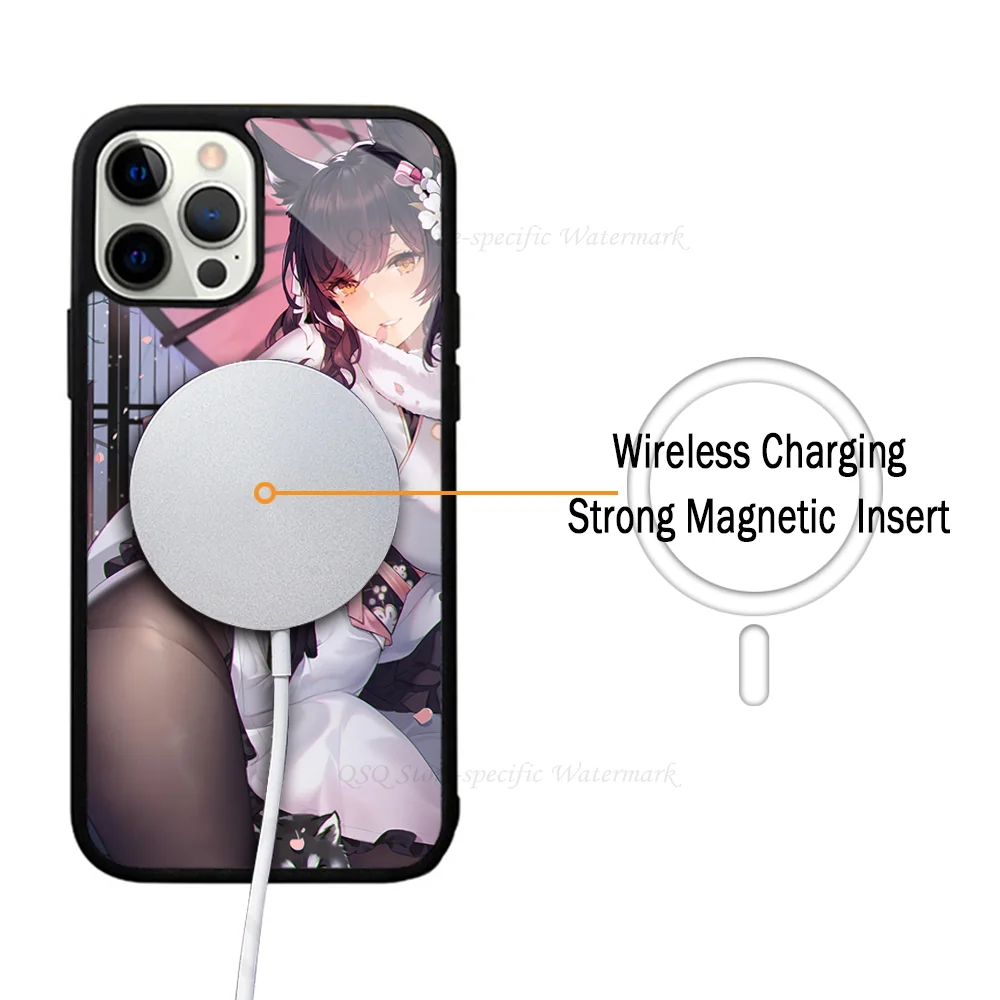 Atago Azur Lane Phone Cases For IPhone 15 14 13 Pro Max 11 12 Mini Alex Mirror TPU Shell