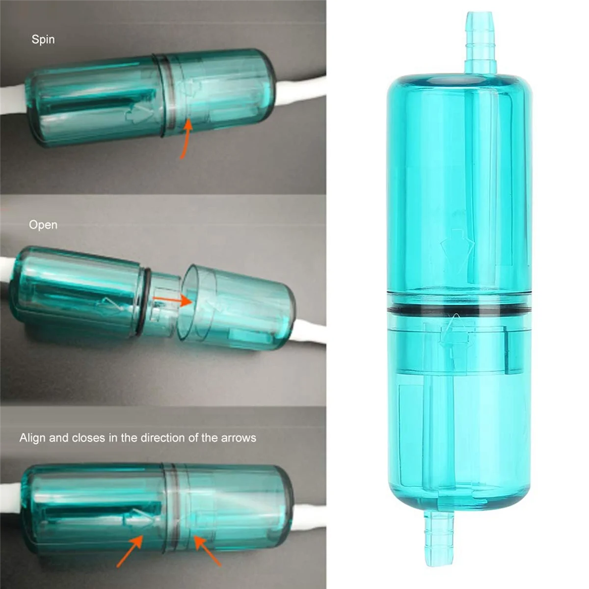 Oxygen Tubing Connector, 4Pcs Oxygen Generator Oxygen Tube Water Collector Oxygen Tube Accessory for Healthy Care Oxygen