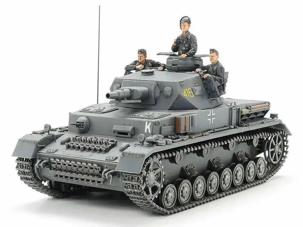 Tamiya 35374 1/35 Scale Model Tank Kit WWII German Panzer IV Ausf.F Sd.Kfz.161 Model Building