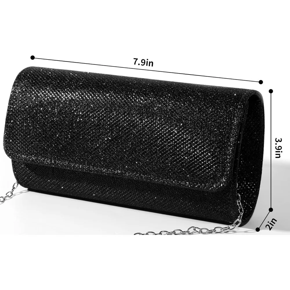 Evening Bag Clutch Purses for Women Ladies Sparkling Party Handbag Wedding Bag