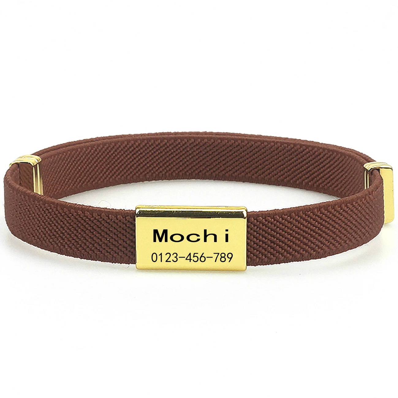 Modisches, anpassbares Katzenhalsband mit graviertem Namensschild, verstellbar, abtrünniger Kätzchen-Halskette für kleine Hunde, Haustier-ID, kratzfest – Detail 16