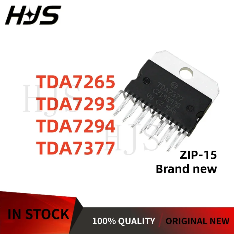 5 Peças TDA7293 TDA7265 TDA7377 TDA7294 ZIP Circuito Integrado de Amplificador de Áudio Novo em Estoque