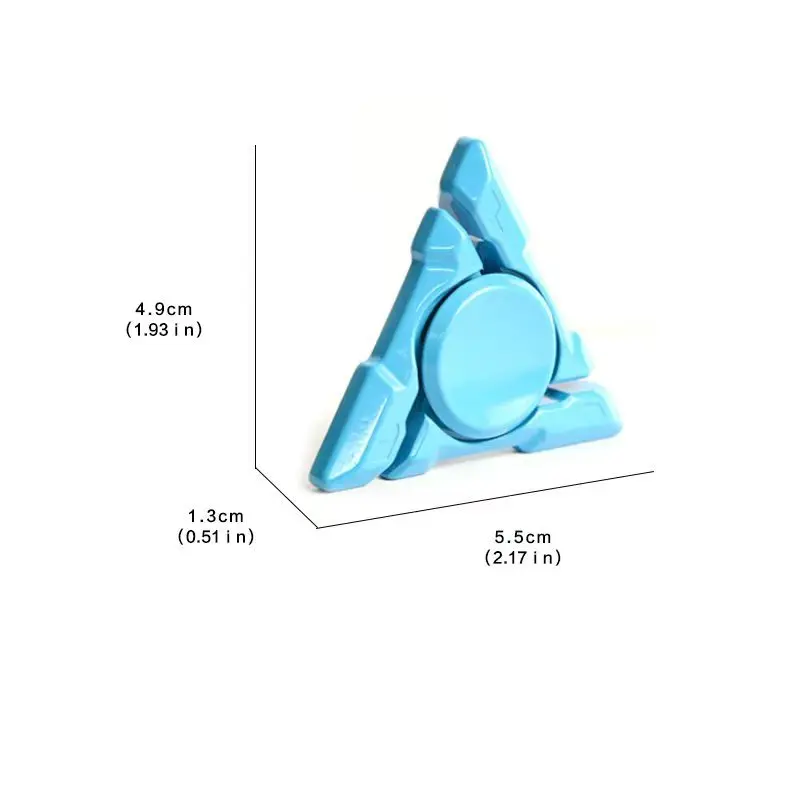 الفولاذ المقاوم للصدأ تململ سبينر لعبة أنيقة EDC تململ سبينر ADHD لعبة لتخفيف الضغط مكتب تململ لعبة اليد سبينر الكبار هدية #6