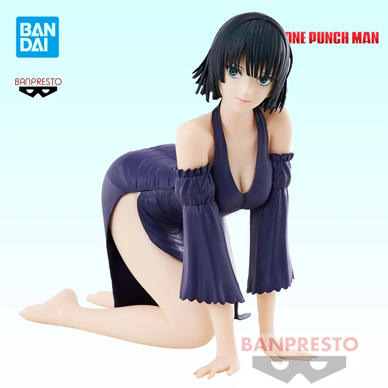 In Stock Original Banpresto Relax time One Punch Man Fubuki Action Figure Anime Kawaii Model Doll Collectible Boxed Model Gift