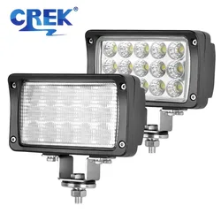 6inch Tractor LED Work Light Excavator Loader Dozer Spot Flood Working Lamp Car Heavy Duty Truck SUV 4x4 LED Driving Lights