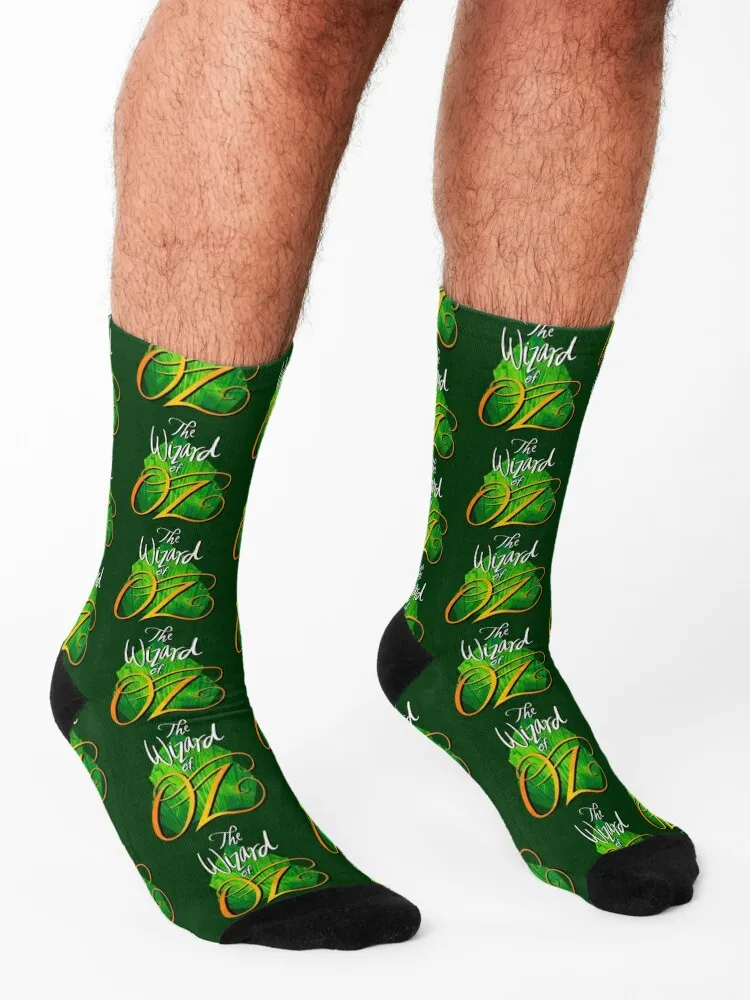 The Wizard of Oz Logo Socks golf sheer winter sport Mens Socks Women's