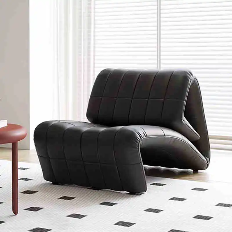 

Designer single sofa chair bedroom folding lazy multifunctional recliner