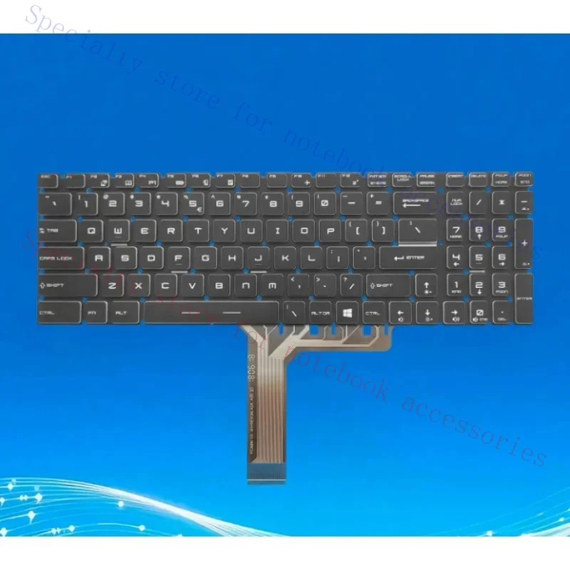 SMQ For MSI GS73 Stealth 8RF 8RD 8RE GS75 9SG MS-17G1 17B1 MingShuZhiXuan Keyboard W/ Per-Key RGB Backlight