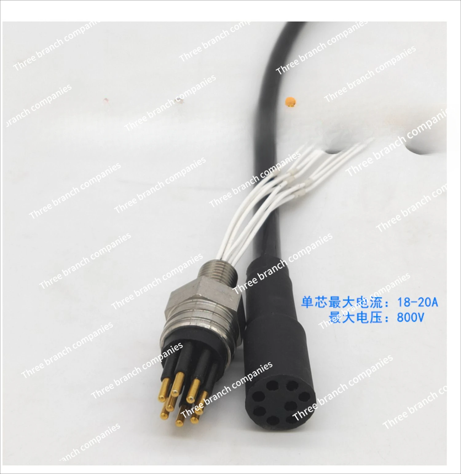 Watertight connector Miniature round 8-core IP69 underwater ROV waterproof connector