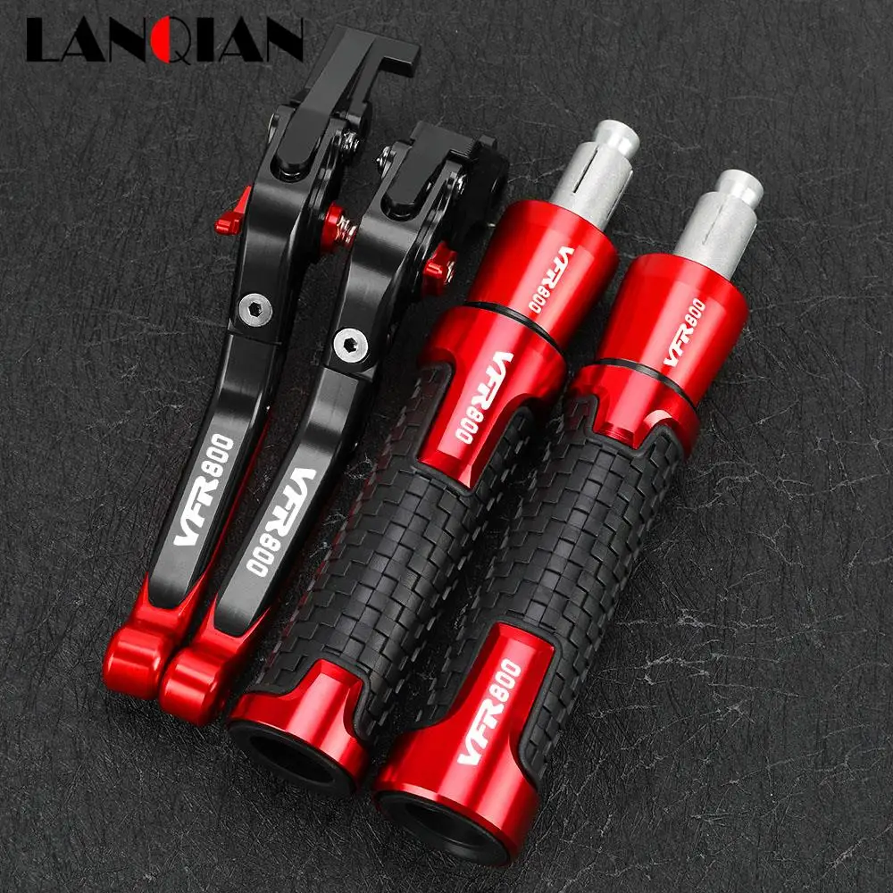 

Motorcycle For HONDA VFR800 VTEC VFR 800 2002 -2017 Brake Clutch Levers Handlebar Handle Grips Ends Caps Slider Accessories