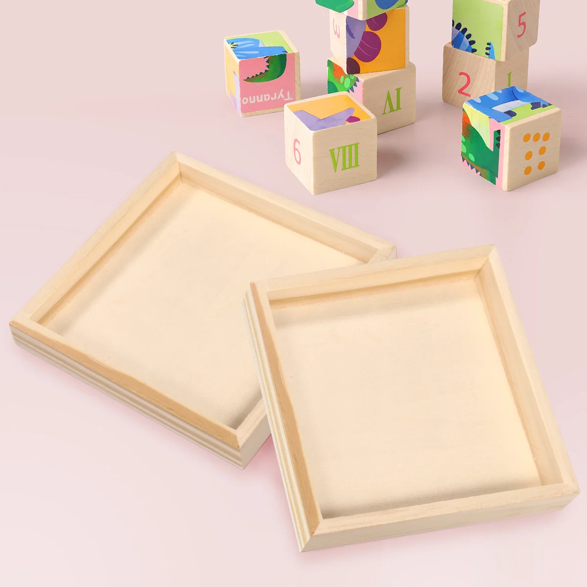 Organizer na farby w kształcie sześciościanu dla dzieci, puzzle 3D, pojemniki, przechowywanie dla maluchów, czystość, trwałość, premium