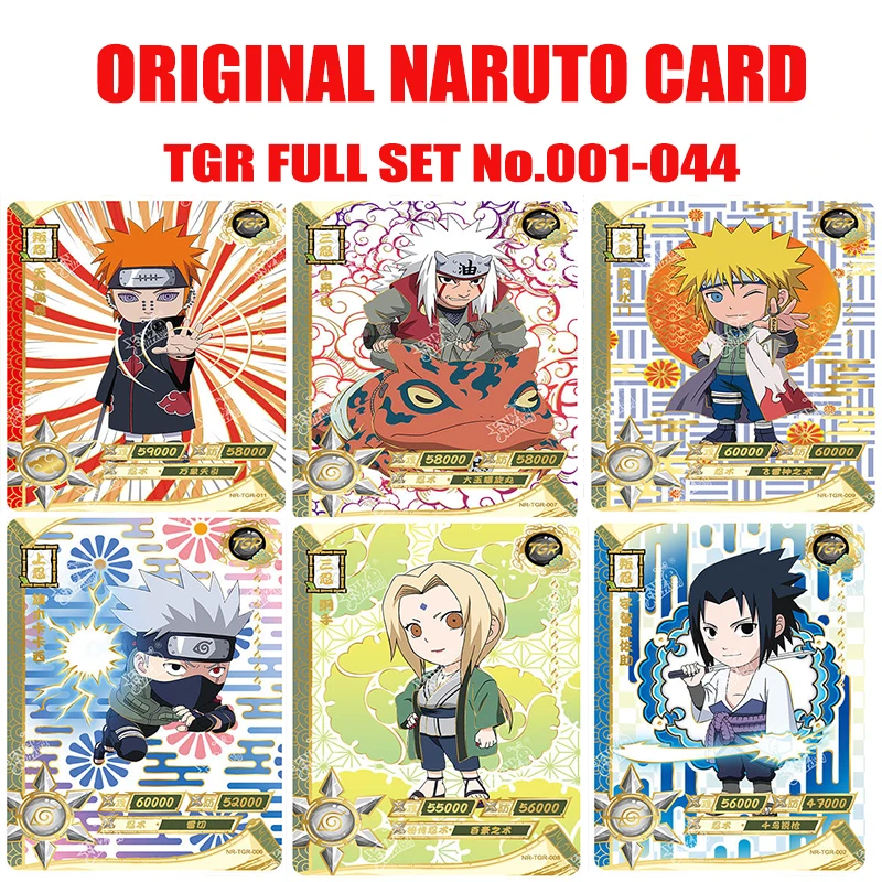 Kayou Naruto Anime Zeldzame kaart Volledige serie BP NR CR MR SP GP UR OF AR CP LR HR SLR ZR BR TR SSR SR R Complete set collectiekaart