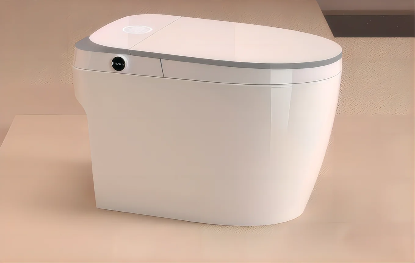 

Water-Saving with Pressure Limit Intelligent All-In-One Fully Automatic Household Toilet Square Bowl Shape Heat-Sensing Flip-Top