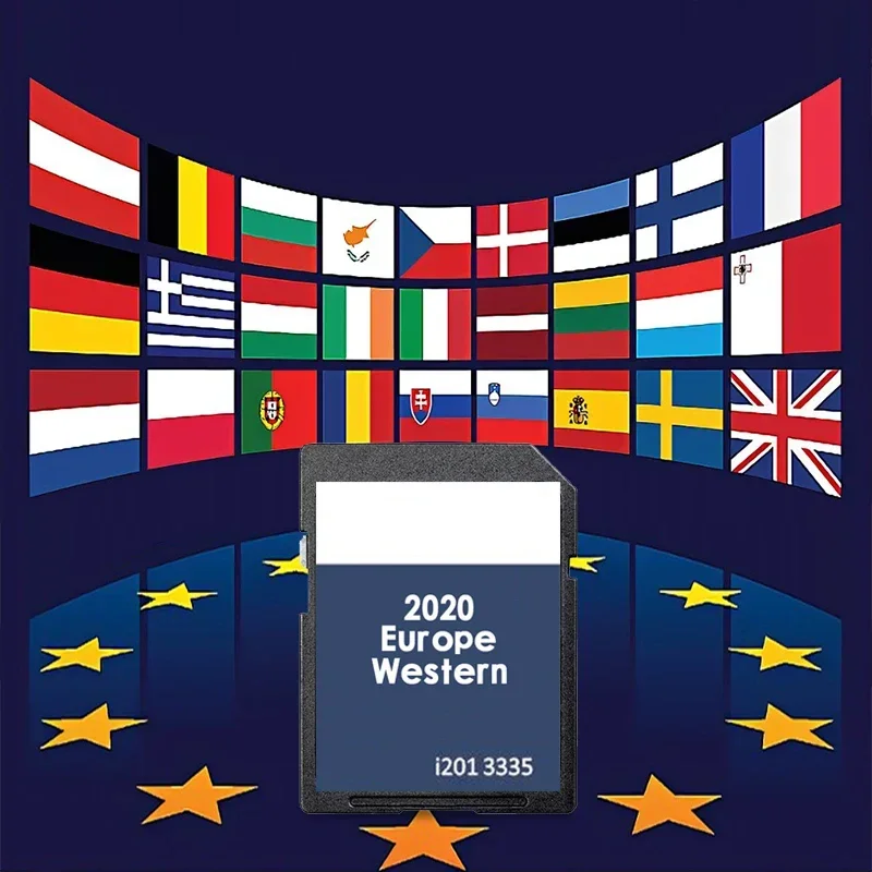 

RNS 310 WEST Navigation SD Map Card Update Software Road Map Version Europe Free Anti Fog Flim