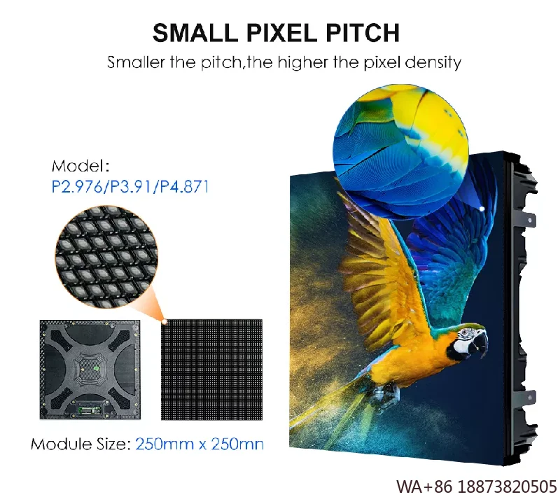 شاشة LED Vcore بالألوان الكاملة P3.91 P4.81 لوحات عرض تأجير الإعلانات للمسرح Pantalla شاشات خارجية للإعلان #2