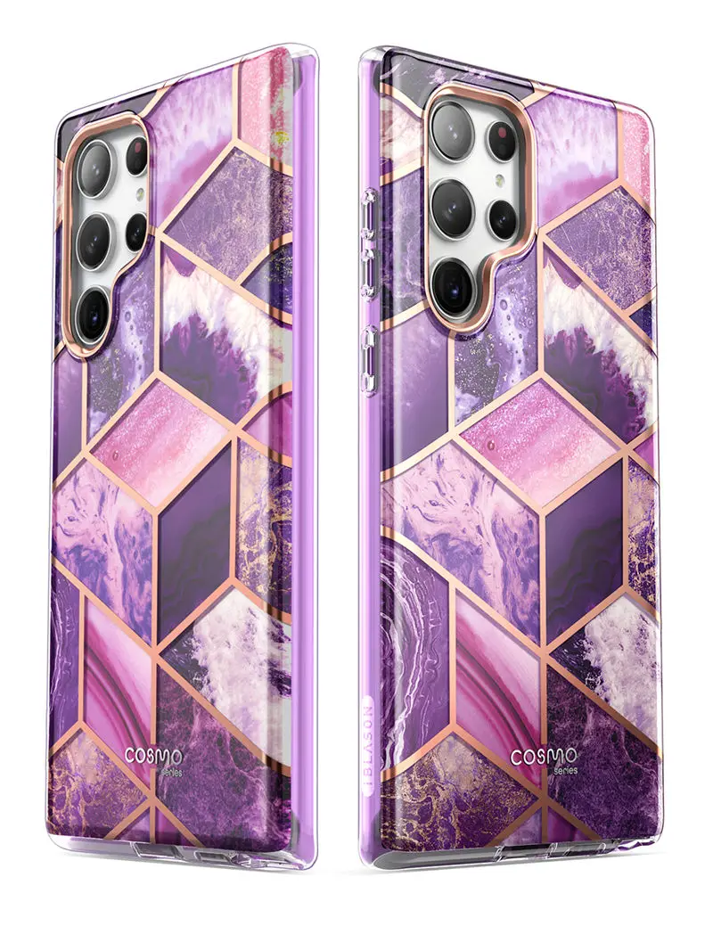 For Samsung Galaxy S23 Ultra Case 6.8“ (2023 Release) I-BLASON Cosmo Slim Stylish Protective Case with Built-in Screen Protector