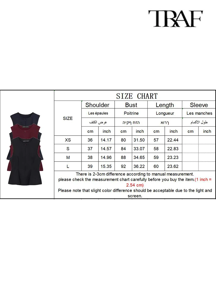 TFMLN 2025 Summer Women Solid Zipper Tops Vintage Causal Sleeveless O Neck Tank T Shirt Fashion Pleated Vest High Street Top