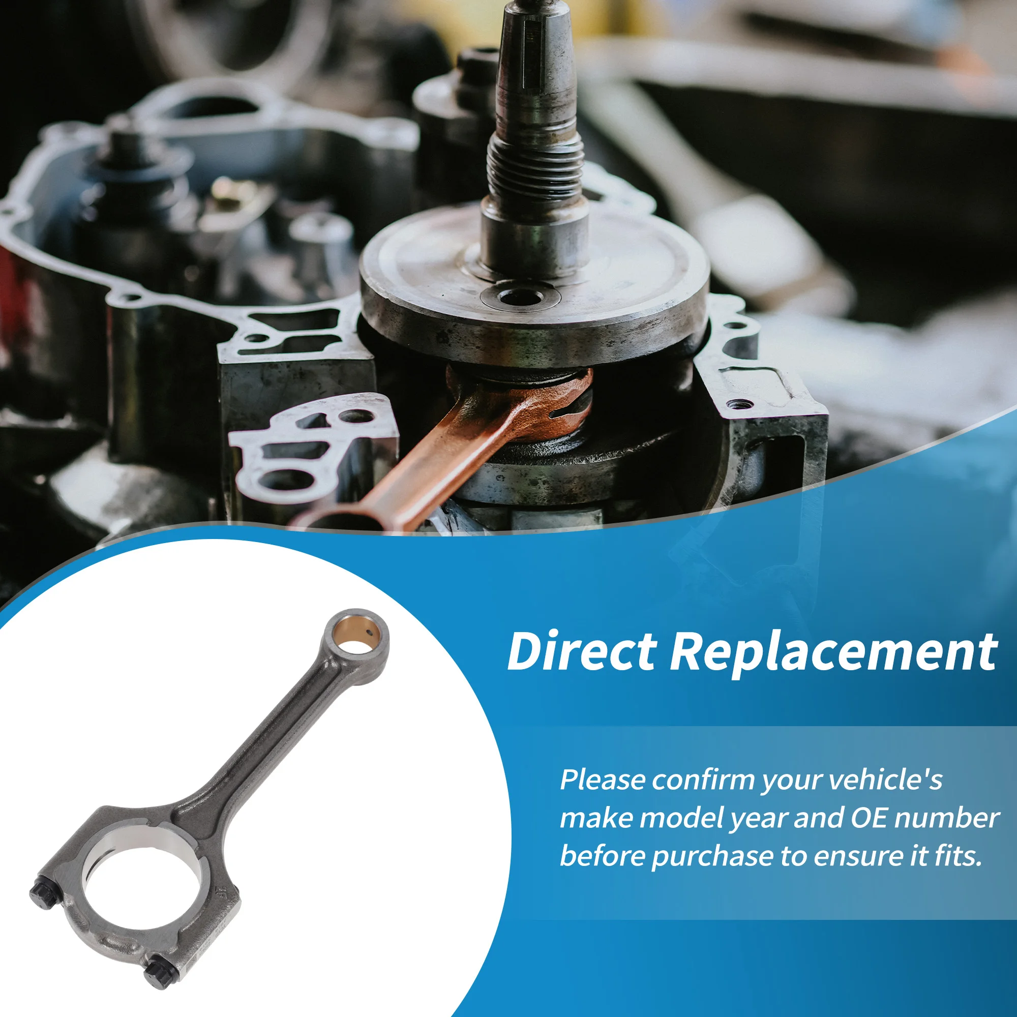 UXCELL 4 Stuks Motor Drijfstang voor Hyundai Elantra 2011-2015 voor Hyundai Elantra GT 2013-2017 Con staven No.235102E001