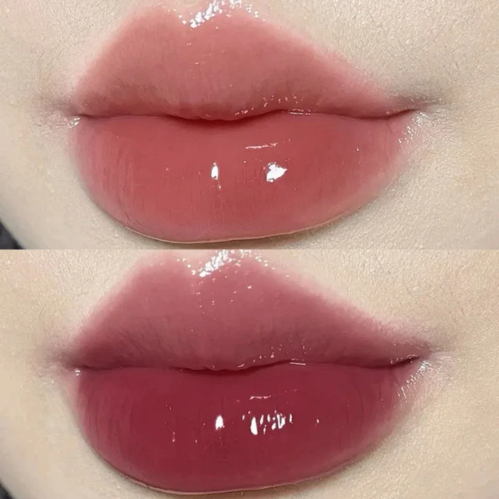 Conjunto de bálsamo labial colorido geleia frutada feminina, hidratante bonito, matiz de lábios de uva, batom vermelho duradouro, maquiagem impermeável, cosméticos femininos