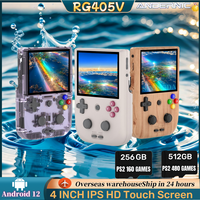 ANBERNIC RG405V Retro Handheld Game Video Player Console 4.0 Inch Ips Screen Android 12 Bluetooth WIFI 4G+128G 512G PSP PS2 Gift