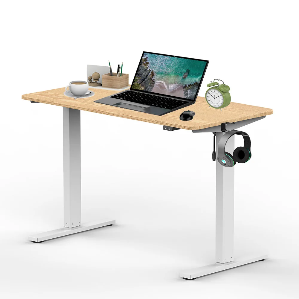 

Modern Office Furniture Ergonomic Intelligent Single Motor Adjustable Height Computer Table Standing Desk