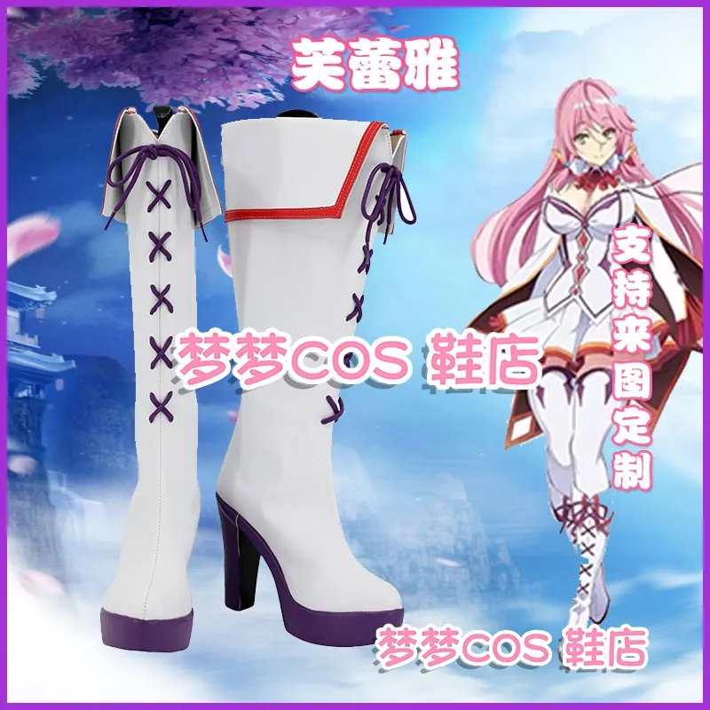 أنيمي ريدو من المعالج فوريا مضيئة Arlgrande Jioral تأثيري أحذية أحذية لجميع القديسين كرنفال حفلة عيد الميلاد مخصصة #1