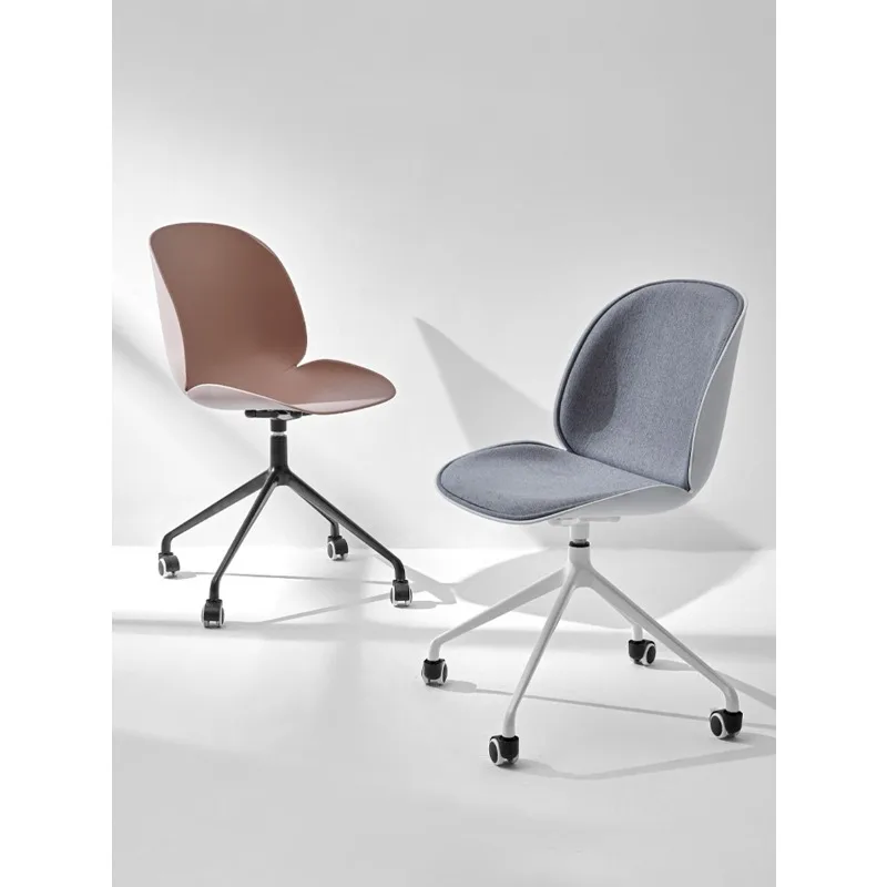 Nordic computer chair simple modern rotating office chair home backrest learning comfortable rotating chair to discuss