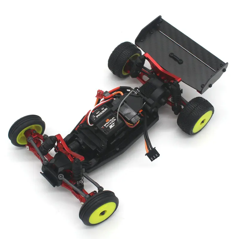 Metal accessory Losi Micro b Rc Car 2WD Buggy RTR LOS00007 RC 1/24 Remote control car Carbon fiber double rear wing parts