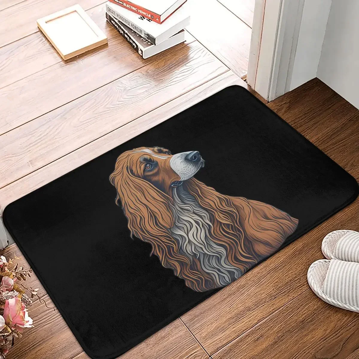 

Afghan Hound (Sticker And Print Out) Doormat Polyester Floor Mat Dust-proo Carpet Kitchen Entrance Home Rugs Mats Bathroom