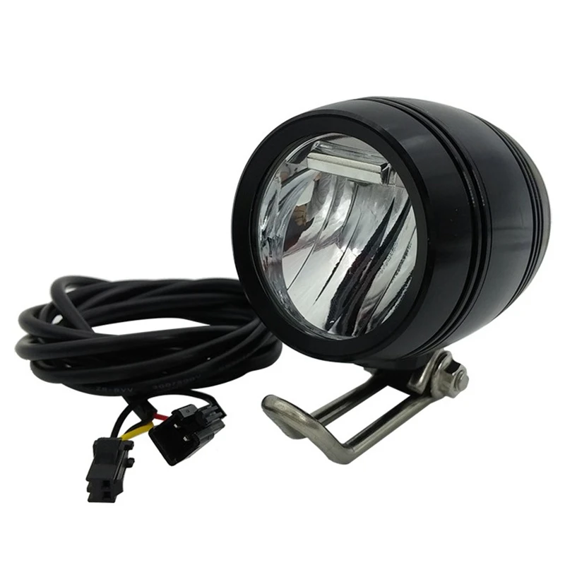 6V-80V 24V 36V 48V 60V Universal Compatible 3W 100LUX Bike Electric Bicycle E-Bike Headlight Front Light Head Light Lamp HOT