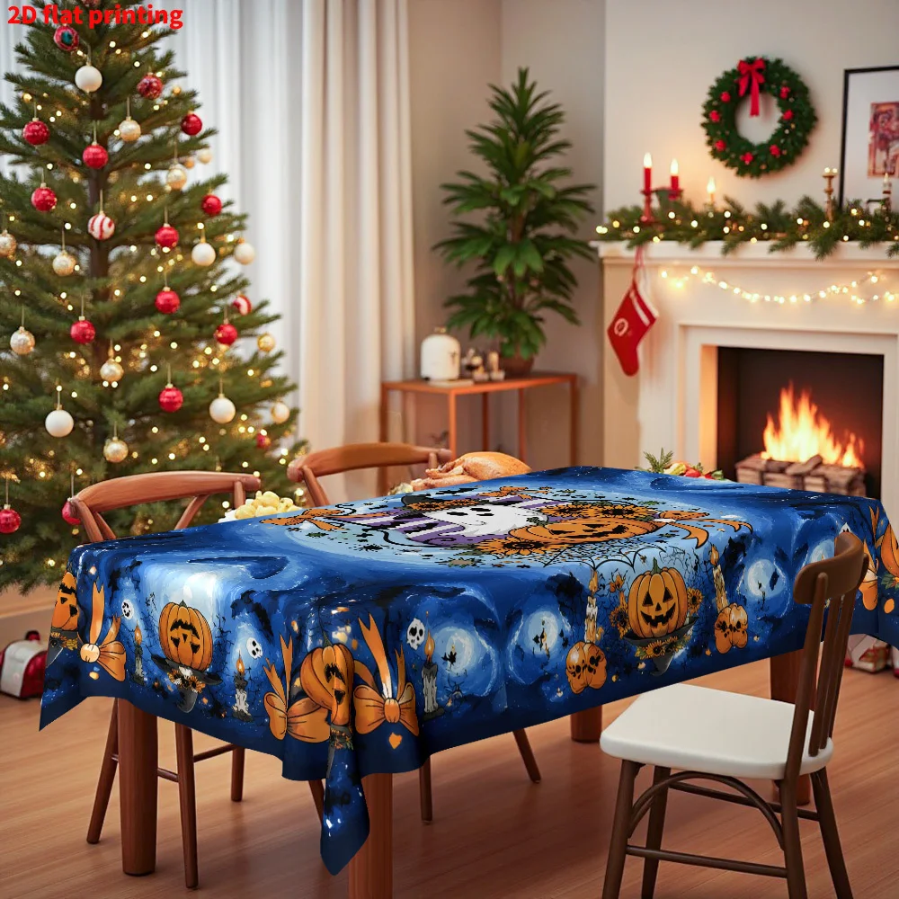 One piece, 2D flat printing, home decoration printed tablecloth, tablecloth for adding tableware to the dining table.zyc