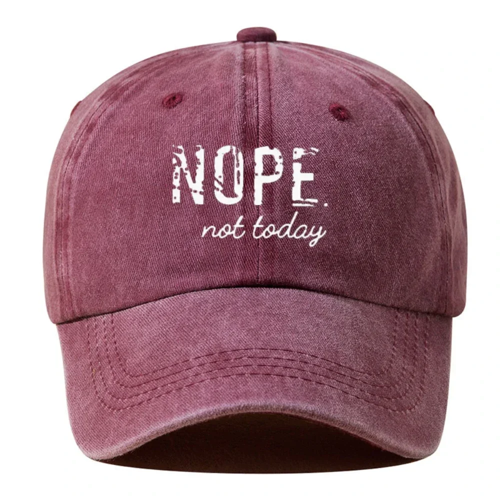Einfache Baseballkappe mit Buchstabendruck für die tägliche Freizeit, Sonnenschutz im Freien für Männer und Frauen, Entenschnabelmütze
