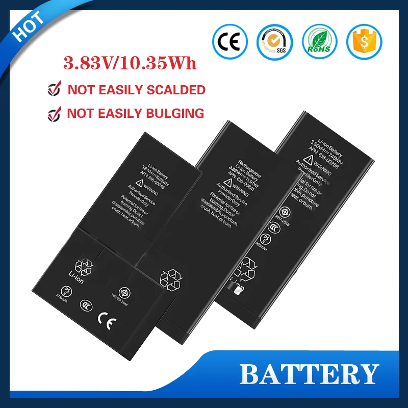 

Original Level iPhone Replacement Battery 0 Cycles High Capacity For Apple iPhone 7 8 Plus X XR XS Max