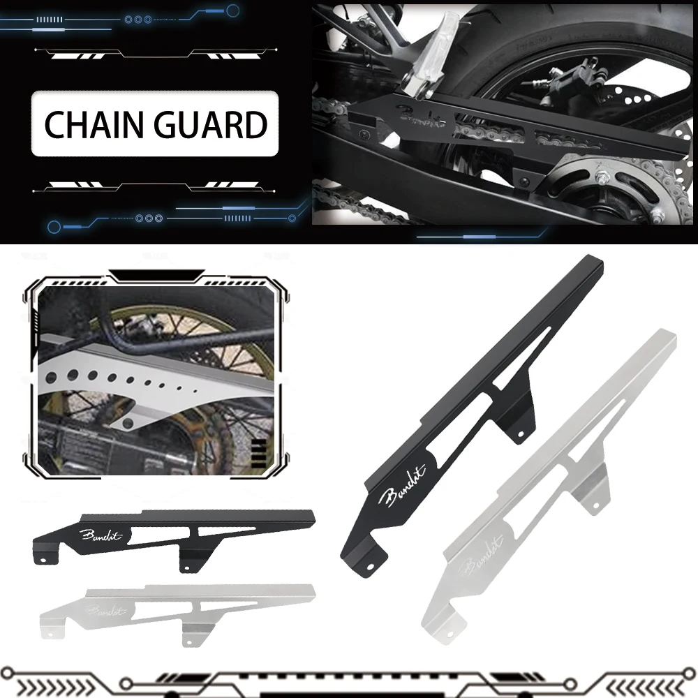 

Chain Guard Cover For Suzuki GSF 600 Bandit/S 1995-1999 1998 GSF 1200 1250 Bandit / S 1996-2016 2015 Rear Protector Accessories